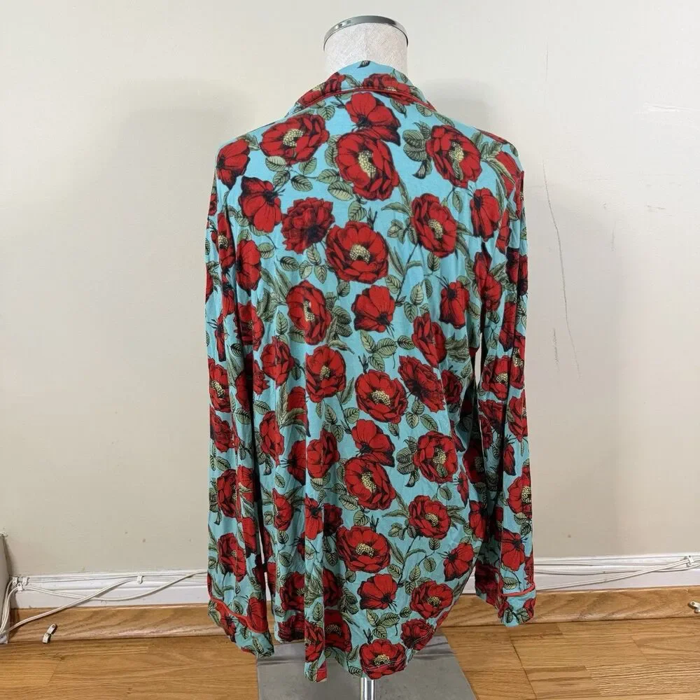 Posh Peanut x Alice + Olivia Pajama Set $116 Beach Bliss M Bamboo Pockets Cozy